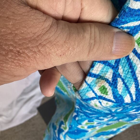 Taylor Keyhole Floral Sheath Dress Women’s 8 Green Blue - Picture 7 of 9